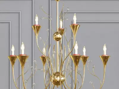Iona Chandelier 3D model buy