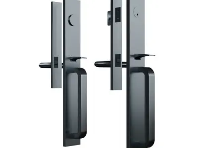 Door Handle set 01 by School House 3D model