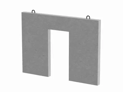 Concrete Wall Panel  3D model