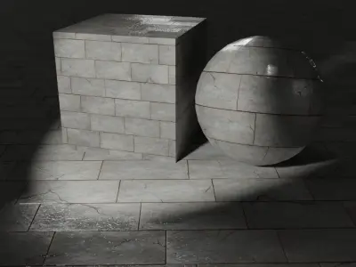 Stone Wall Worn with Graffiti PBR Texture Texture