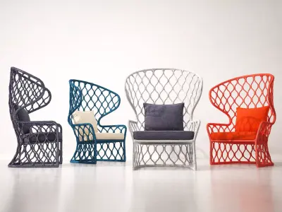 Painho Lounge Chair 3D model