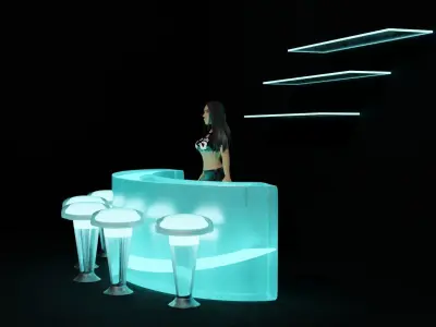 Ledicy Bar 3D model