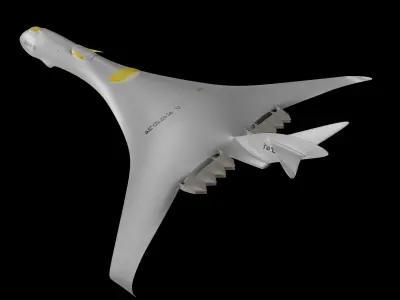 Polaris Mark 1 - Polyguardian Cargoship 3D model