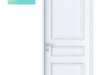 Room Door Type 12 3D print model