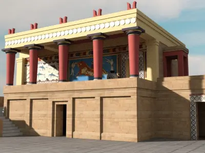 Minoan Palace 3D model
