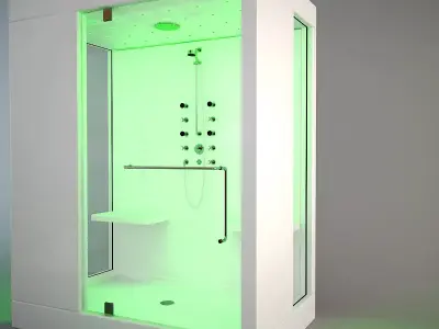 KOS Kosmic 2 hydromassage cabin 3D model