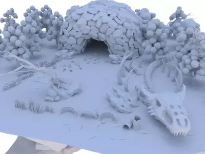 environment props 3D model