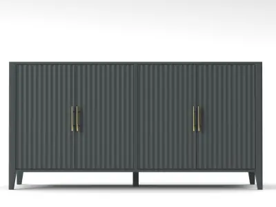 Cabinet Sideboard with 4 Doors 3D model