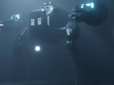 Observer Robot 3D Model 3D model