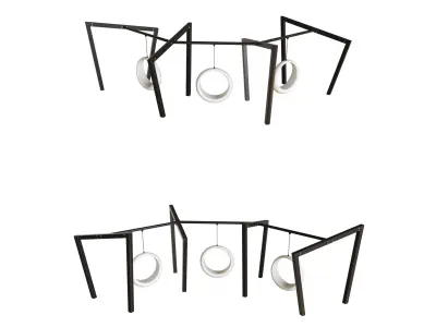 Swing Karakurt with rings 3D model