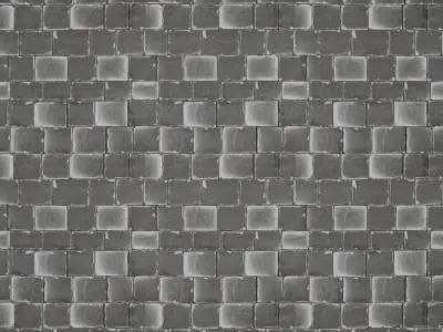 Rock Tile 4k 3D model