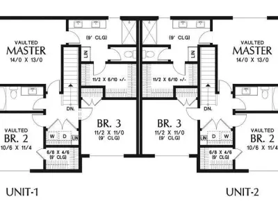 Modern Two Story 6 Room Design with Full 3D Model  Drawings  Free 3D model