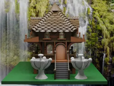 Fairytale house 3D model