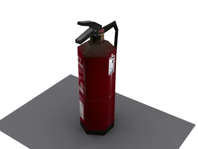 Fire Extinguisher Low poly Free low-poly 3D model