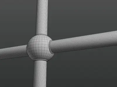 Chandelier minimalistic 3D model