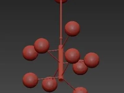 Artillerigatan chandelier 3D model