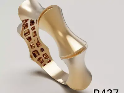 Simple and attractive ring 3D print model