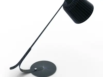 Desk Lamp Low-poly 3D model 10