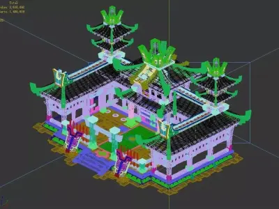 City Building - Military Hall 35 3D model