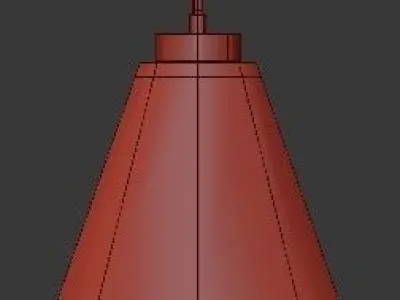 Untitled claremont pendant light with clear glass shade 3D model