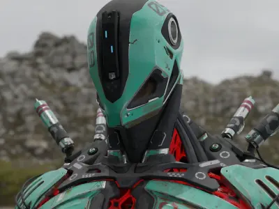 SCIFI ROBOT  3D model