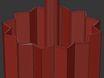 flower pendant 3D model