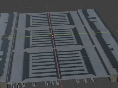 floor panel Low-poly 3D model