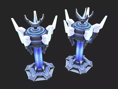 Rotating Organ - Fort 04 3D model