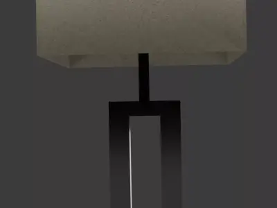 Square Lamp Free low-poly 3D model