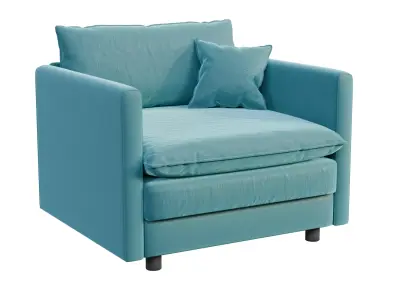 Modern Cozy Armchair 3D model