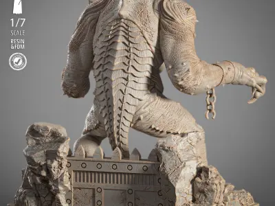 STAR WARS Rancor Sculpture 3D print model