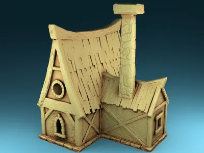 Farmers House 3D print model