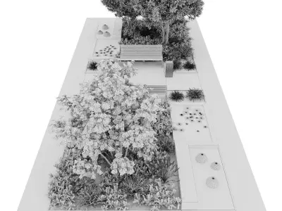 Town Square 8 3D model