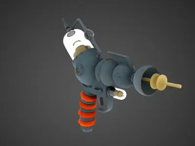 SciFi Gun 3D model