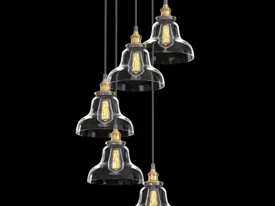 BOULANGERIE ROUND PENDANT 3D model