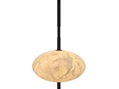 Oval onix pendant 3D model