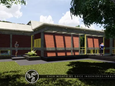 Misato house - Autodesk Revit 3D model