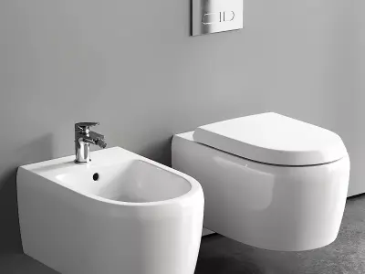 Duravit Qatego Wall-Hung WC 3D model