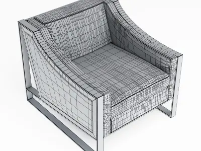 Wall Street Armchair Timothy Oulton 3D model