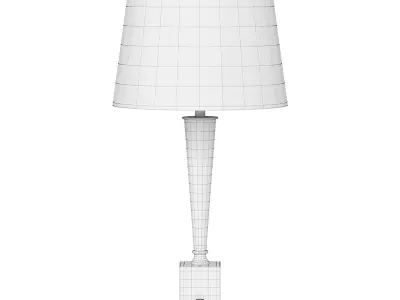 Black Marble Lamps by Lamplus 3D model