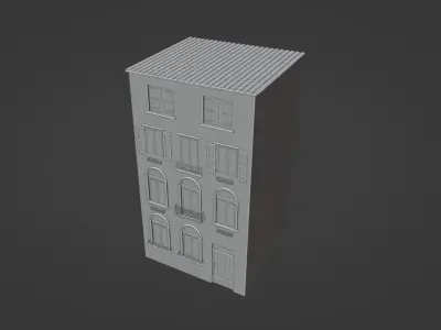 Italian house 3D model shop