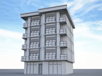 Ornate building 3d model 8 3D model