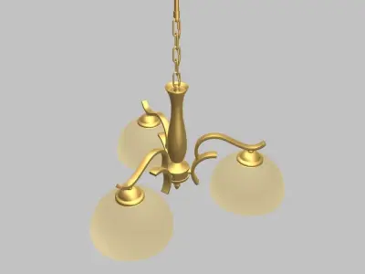 Classic chandelier 3D model