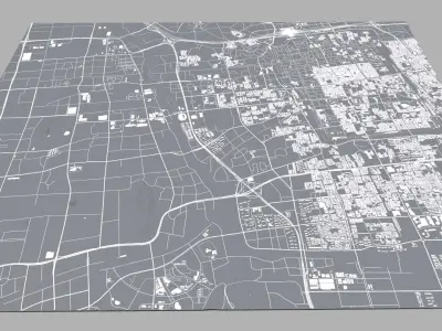 Cityscape Xukouzhen China 3D model