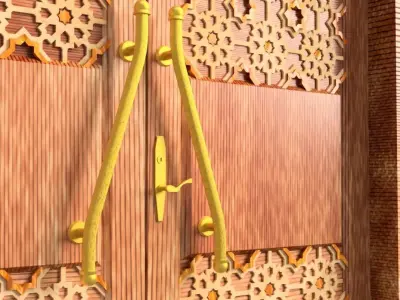 D4 Masjid door  3D model