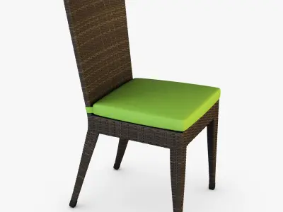 Rexus chair brown v 1 3D model