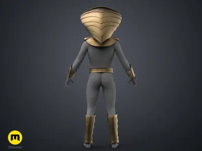 Serpent Guard Armor and Helmet 3D print model