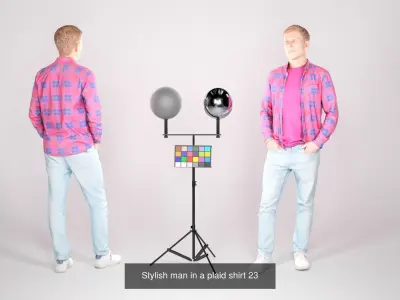 Street style people 26 3D Model Pack