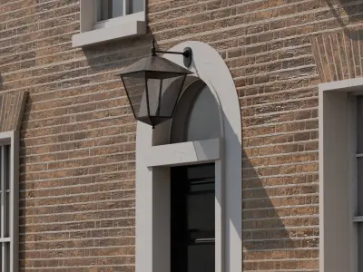 Modular 4th floor London house Low-poly 3D model