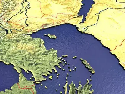 Middle East 3D model